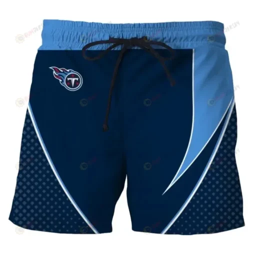 Tennessee Titans Blue Navy Hawaiian Shorts Summer Shorts Men Shorts - Print Shorts