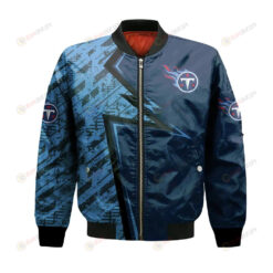 Tennessee Titans Bomber Jacket 3D Printed Abstract Pattern Sport