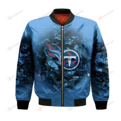 Tennessee Titans Bomber Jacket 3D Printed Camouflage Vintage