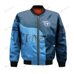 Tennessee Titans Bomber Jacket 3D Printed Curve Style Custom Text And Number