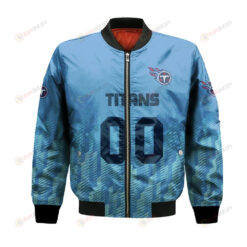Tennessee Titans Bomber Jacket 3D Printed Team Logo Custom Text And Number