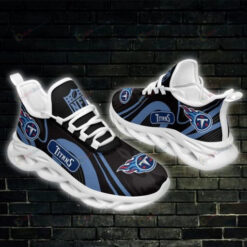 Tennessee Titans Curved Line 3D Max Soul Sneaker Shoes