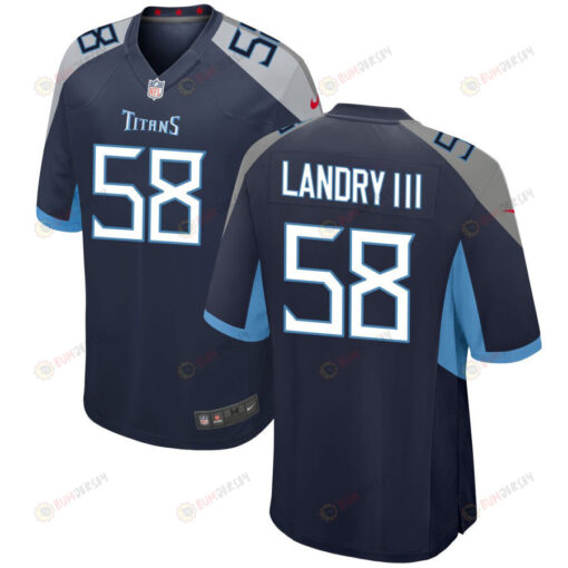 Tennessee Titans Harold Landry 58 Game Jersey - Navy Jersey
