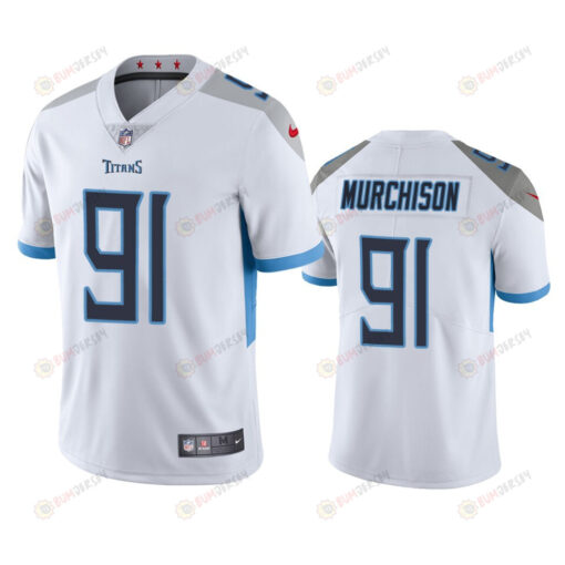 Tennessee Titans Larrell Murchison 91 White Vapor Untouchable Limited Jersey