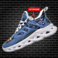 Tennessee Titans Logo Illustration Image Custom Name 3D Max Soul Sneaker Shoes