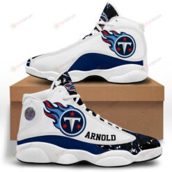 Tennessee Titans Logo Pattern Air Jordan 13 Shoes Sneakers