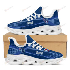 Tennessee Titans Logo Polka Dot Pattern 3D Max Soul Sneaker Shoes