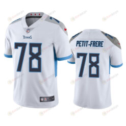 Tennessee Titans Nicholas Petit-Frere 78 White Vapor Limited Jersey