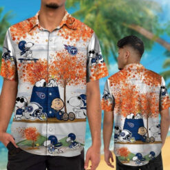 Tennessee Titans Snoopy Autumn Hawaiian Shirt