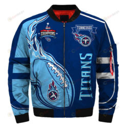 Tennessee Titans Super Bowl LVI Champions Blue Bomber Jacket