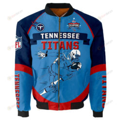 Tennessee Titans Super Bowl LVI Champions Running Man Bomber Jacket