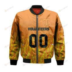 Tennessee Volunteers Bomber Jacket 3D Printed Team Logo Custom Text And Number
