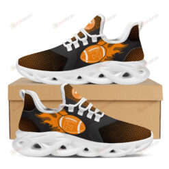 Tennessee Volunteers Fire Ball Pattern 3D Max Soul Sneaker Shoes