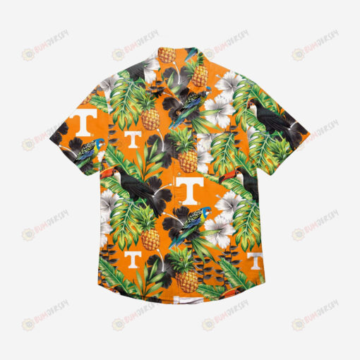 Tennessee Volunteers Floral Button Up Hawaiian Shirt