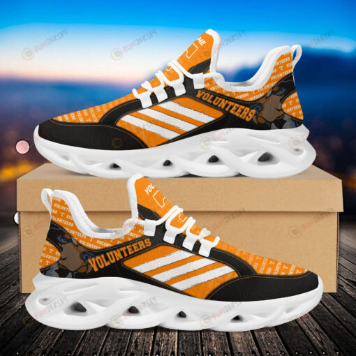 Tennessee Volunteers Logo Custom Name Pattern 3D Max Soul Sneaker Shoes