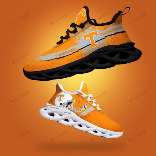 Tennessee Volunteers Logo Helmet And Splatter Pattern 3D Max Soul Sneaker Shoes