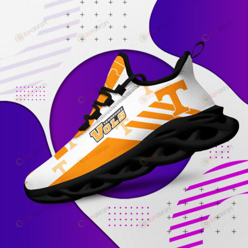 Tennessee Volunteers Logo Orange Stripe Pattern 3D Max Soul Sneaker Shoes