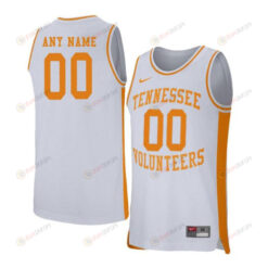 Tennessee Volunteers Retro Elite Basketball Men Custom Jersey - White