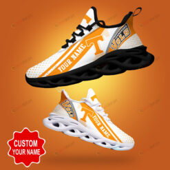 Tennessee Volunteers Shadow Logo Polka Dot Pattern Custom Name 3D Max Soul Sneaker Shoes