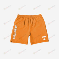 Tennessee Volunteers Solid Wordmark Traditional Hawaiian Men Shorts Swim Trunks - Print Shorts