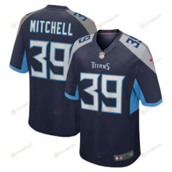 Terrance Mitchell 39 Tennessee Titans Home Game Player Jersey - Navy