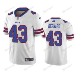 Terrel Bernard 43 Buffalo Bills White Vapor Limited Jersey