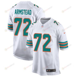 Terron Armstead 72 Miami Dolphins Alternate Game Men Jersey - White Jersey