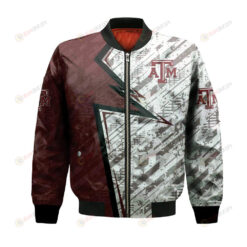 Texas A&M Aggies Bomber Jacket 3D Printed Abstract Pattern Sport
