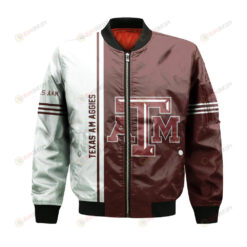 Texas A&M Aggies Bomber Jacket 3D Printed Half Style