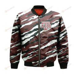 Texas A&M Aggies Bomber Jacket 3D Printed Sport Style Team Logo Pattern