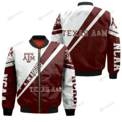 Texas A&M Aggies Logo Bomber Jacket 3D Printed Cross Style