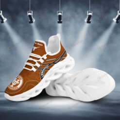 Texas Longhorns Logo Pattern Custom Name 3D Max Soul Sneaker Shoes