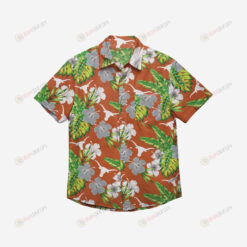 Texas Longhorns Original Floral Button Up Hawaiian Shirt