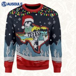 Texas Map Ugly Sweaters For Men Women Unisex