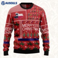 Texas Merry Christmas Ugly Sweaters For Men Women Unisex