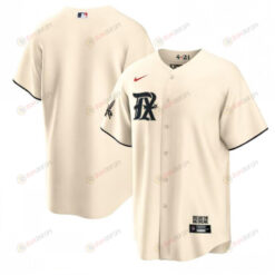 Texas Rangers 2023 City Connect Cool Base Game Jersey - Cream