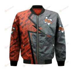 Texas-Rio Grande Valley Vaqueros Bomber Jacket 3D Printed Abstract Pattern Sport