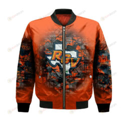 Texas-Rio Grande Valley Vaqueros Bomber Jacket 3D Printed Camouflage Vintage