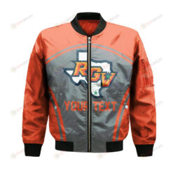 Texas-Rio Grande Valley Vaqueros Bomber Jacket 3D Printed Custom Text And Number Curve Style Sport