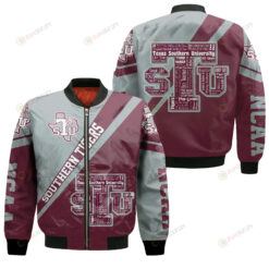 Texas Southern Tigers Logo Bomber Jacket 3D Printed Cross Style