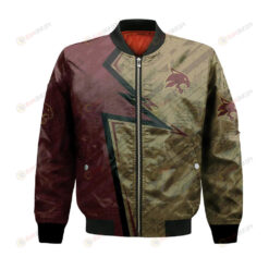 Texas State Bobcats Bomber Jacket 3D Printed Abstract Pattern Sport