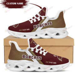 Texas State Bobcats Logo Custom Name Pattern 3D Max Soul Sneaker Shoes