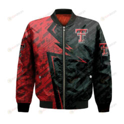 Texas Tech Red Raiders Bomber Jacket 3D Printed Abstract Pattern Sport