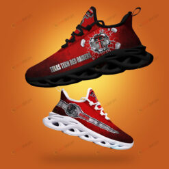 Texas Tech Red Raiders Logo Broken Pattern 3D Max Soul Sneaker Shoes