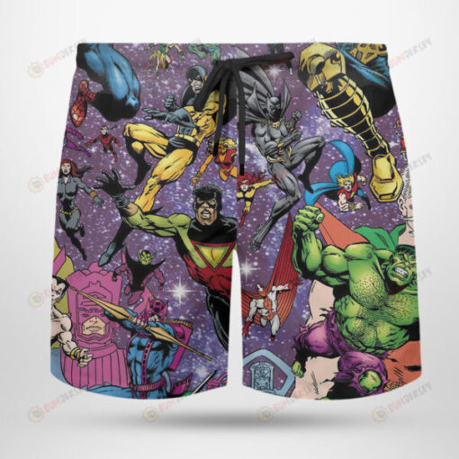 Thanos Marvel Vs Avengers Hawaiian Short Summer Shorts Men Shorts - Print Shorts