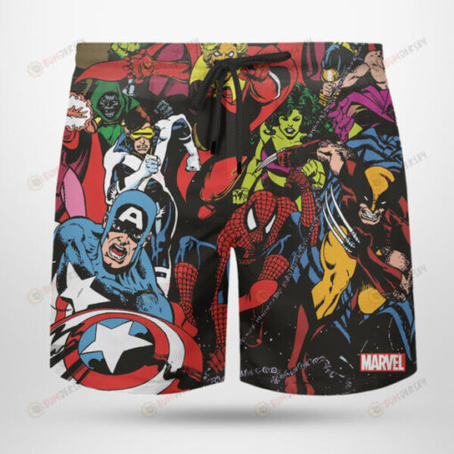 Thanos in Infinity Gauntlet Marvel Hawaiian Short Summer Shorts Men Shorts - Print Shorts