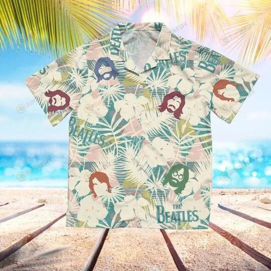 The Beatles Retro Style Hawaiian Shirt