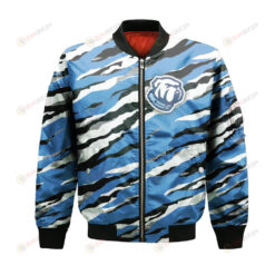 The Citadel Bulldogs Bomber Jacket 3D Printed Sport Style Team Logo Pattern