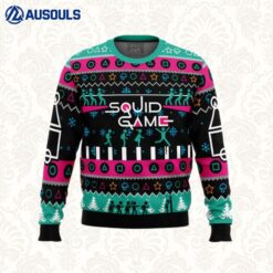The Game is On Squid Game Ugly Sweaters For Men Women Unisex