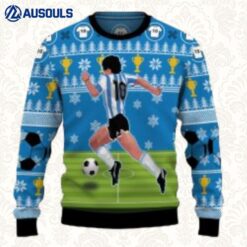 The Golden Boy Maradona Gift For Fans Ugly Sweaters For Men Women Unisex